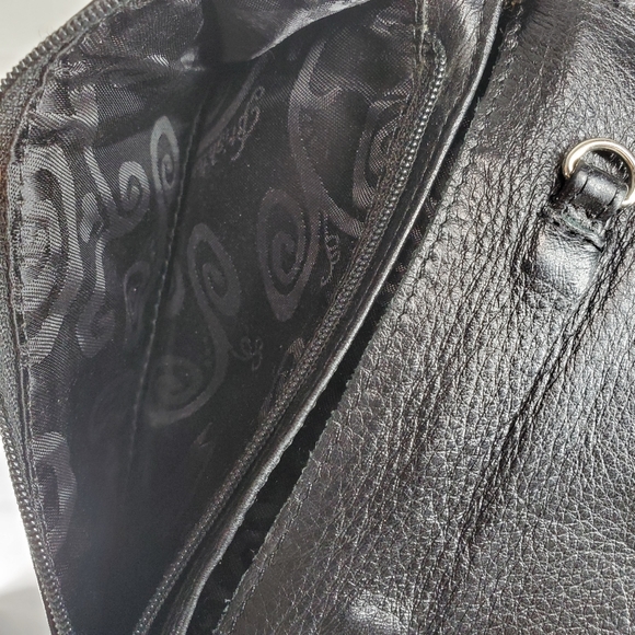 Vtg Brighton Black Pebble Leather Clutch Organizer Wallet 7 Pocket, 8 Card EUC. - Picture 12 of 16